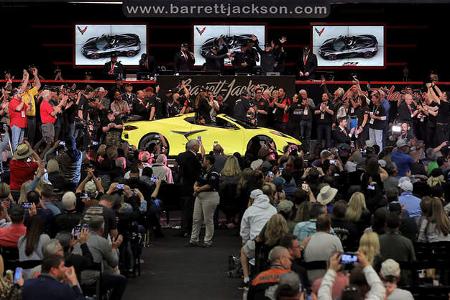 01/2022, Chevrolet Corvette Z06 70th Anniversary Edition bei Barrett-Jackson