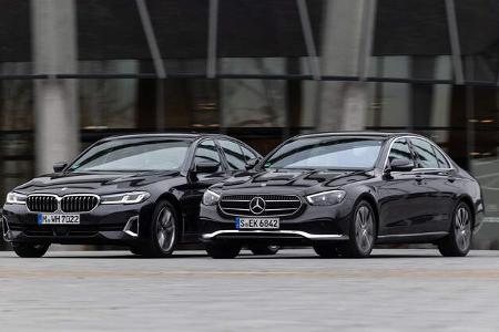 Mercedes E-Klasse, BMW 5er