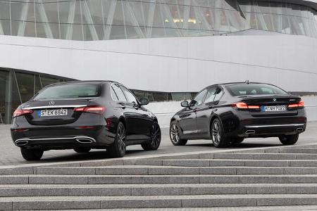 Mercedes E-Klasse, BMW 5er