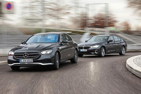 Mercedes E-Klasse, BMW 5er