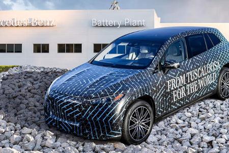 Mercedes EQS SUV Mitfahrt