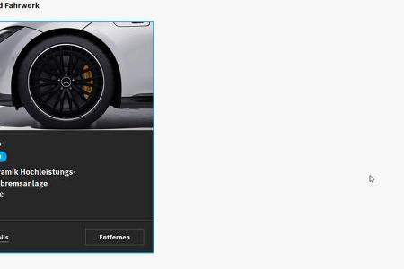 Mercedes-AMG EQE 43 4Matic Konfigurator (2022) Ladekabel