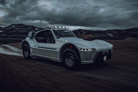 03/2022, Overland-E Gen2 Retro-Sportwagen Elektroantrieb