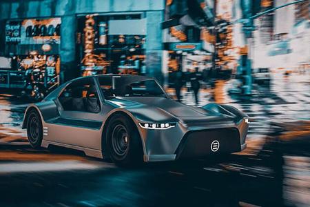 03/2022, Overland-E Gen2 Retro-Sportwagen Elektroantrieb