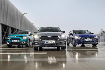 Skoda Fabia, Hyundai i20, Citroen C3