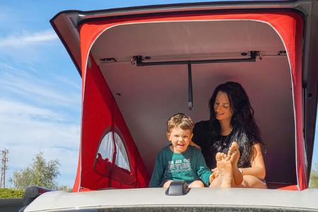 Gespann-Test Sportcaravan Cube 5 + California Beach