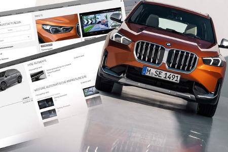 BMW X1 (2022) Konfigurator Aufmacher Collage