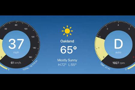 Apple Carplay Update mit neuen Designs und Steuerung von Komfortfunktionen im Auto.