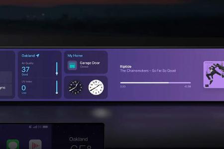 Apple Carplay Update mit neuen Designs und Steuerung von Komfortfunktionen im Auto.