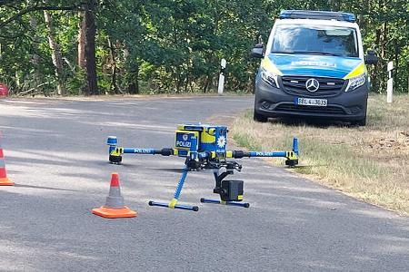 Abstandsüberwachung mit Drohnen