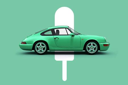 Porsche Eis am Stil