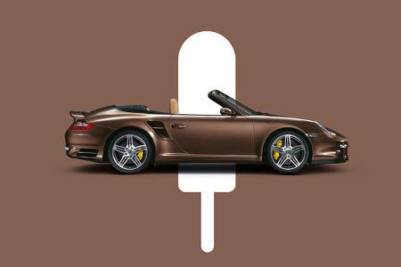 Porsche Eis am Stil