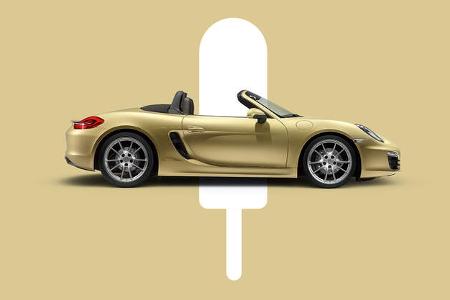 Porsche Eis am Stil