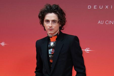 Timothée Chalamet verwirrt mit bizarrer Livestream-Performance