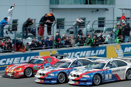 BMW M3 GTR, E46, Nordschleife, Nürburgring, 24h Rennen, Doppelsieg 2005