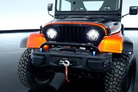 Jeep CJ Surge, Ram Backcountry, Ram TRX Gold Shot Concepts SEMA 2022