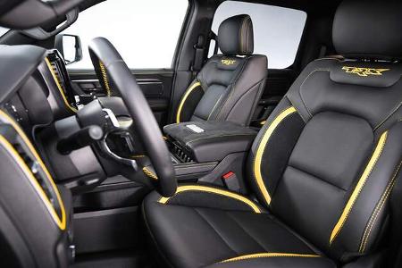 Jeep CJ Surge, Ram Backcountry, Ram TRX Gold Shot Concepts SEMA 2022