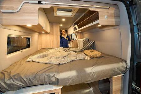 Heckbett, Querbett, Schlafen