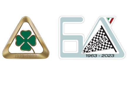 Alfa Romeo Quadrifoglio und Autodelta Logo