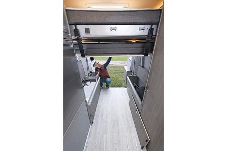 Test Furgok Hochgefahrene Betten