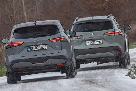 Toyota Corolla Cross, Nissan Qashqai