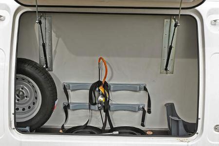 Austattung, Gaskasten, geräumig 