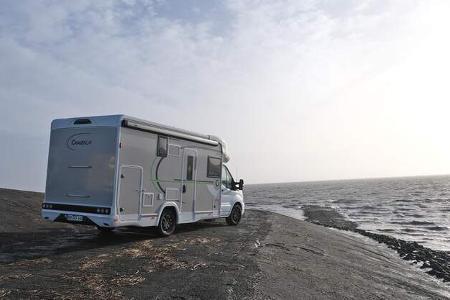 Wohnmobil, Strand, Chausson, Dauertest