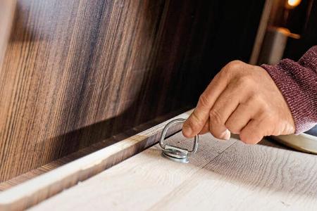 Zürrose, Ladungssicherung, Heck, Stauraum