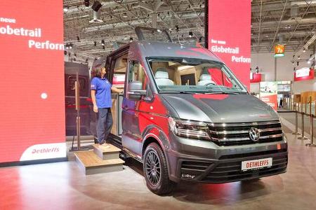 VW Crafter, Campingbus, Außen, Caravan Salon