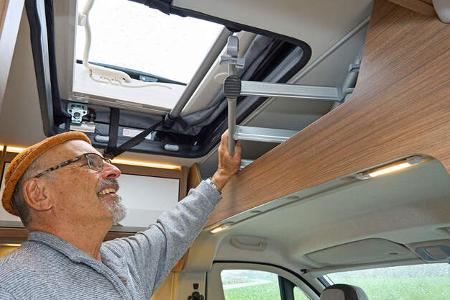 Aufstelldächer, Leiter