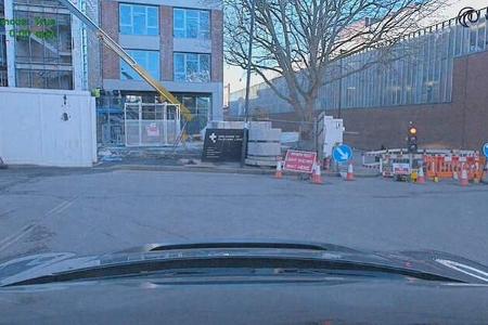 Wayve Szenario 1 Baustelle 