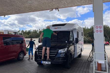 Dauertest Frankia Neo Dieseltank