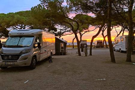 Winter in Spanien f Camping
