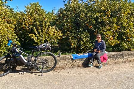 Winter in Spanien f Radtour