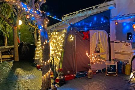 Winter in Spanien f Weihnachten