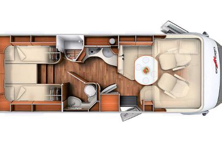 Detaillierter Grundriss auf Seite 44.