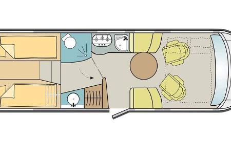 Sehr hochwertiger Aufbau, Doppelboden, hoher Kleiderschrank, 4,5 t Serie.