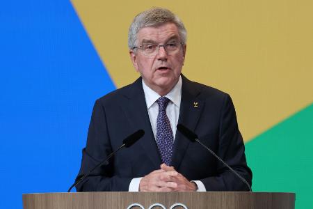 Bach vor Ende seiner Präsidentschaft: 