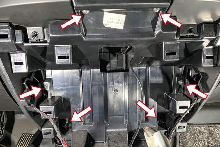 Schrauben, Innenraumfilter 