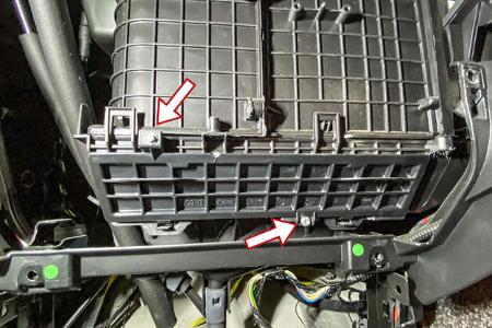 Pollenfiltergehäuse, Innenraumfilter 