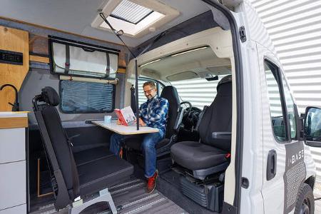 Rocket Camper Base, Tischkonstruktion