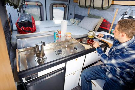 Rocket Camper Base, Küche