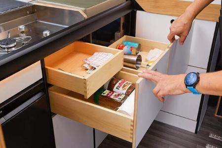 Rocket Camper Base, Schublade 