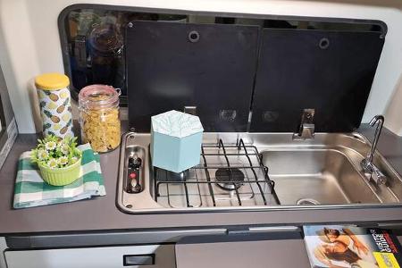 Herd, bdeckung, Küchenzeile, Spülbecken