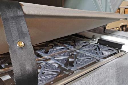 Tellerfedern, Matratze, Campingbus