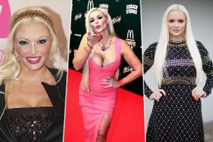 Drei Bilder von Daniela Katzenberger in einer Collage