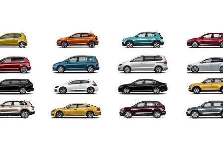 VW Modellpalette