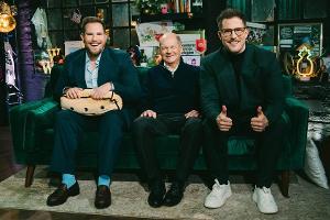 Besonderer Auftritt: Olaf Scholz zu Gast im "World Wide Wohnzimmer"