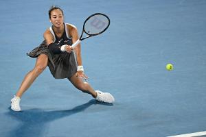 Melbourne: Sabalenka siegt und tanzt auf dem Court