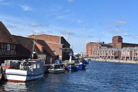 Hafen von Wismar, Wohnmobilpark Westhafen